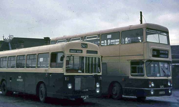 West Midlands Bristol RESL6G ECW 5517 & Leyland Fleetline MCW 6365